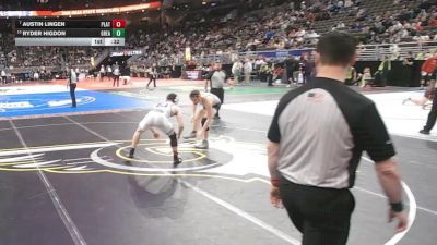 5th Place Match - Austin Lingen, Plattsmouth vs Ryder Higdon, Gretna East