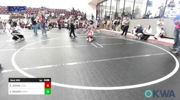 64-67 lbs Semifinal - Zayden Jones, Cushing Tigers vs Jett Goodin, Morrison Takedown Club