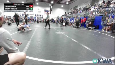 75 lbs Rr Rnd 1 - Lyrik Womack, Marlow Outlaws vs Jeremy Thomas, Little Axe Takedown Club