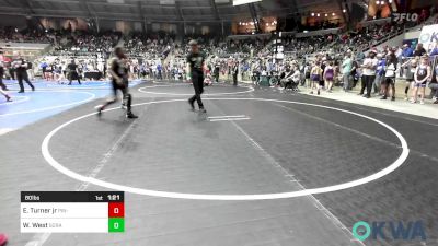 80 lbs Quarterfinal - Ej Turner Jr, Pin-King All Stars vs Walker West, Scrap Yard Training