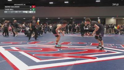 126 lbs Quarterfinal - Mateo Gallegos, PA vs Case Bell, IN