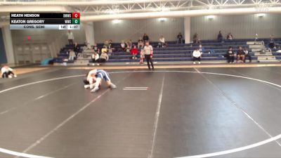 162-175 lbs Cons. Semi - Heath Henson, SEM Mustangs Wrestling Club vs Keaton Gregory, Wayne Wrestling Club