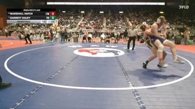 3A-175 lbs Semifinal - Marshall Hatch, Lyman vs Garrett Haley, Pinedale