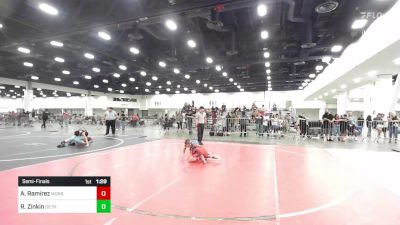 83 lbs Semifinal - Aaron Ramirez, Monster Garage vs Rylan Zinkin, Dethrone WC