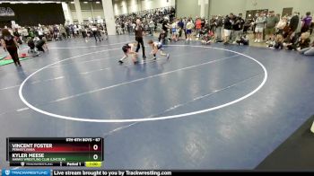 67 lbs Cons. Semi - Vincent Foster, Pennsylvania vs Kyler Meese, Hawks Wrestling Club (Lincoln)