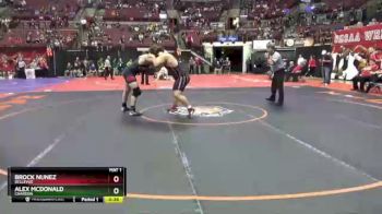 D2-285 lbs Cons. Round 1 - Alex McDonald, Chardon vs Brock Nunez, Bellevue