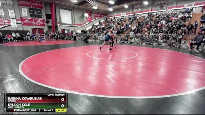 140 lbs Cons. Round 1 - Daenna Covarubias, Walnut vs Kyleigh Cole, Vista Murrieta