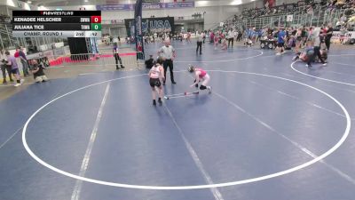 Junior Girls - 100 lbs Champ. Round 1 - Ella Japp, Nebraska Wrestling Academy vs Cassidy O'Connell, CrassTrained: Weigh In Club