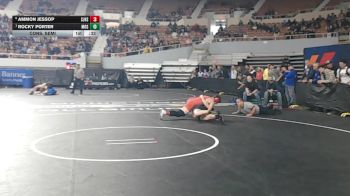 177-D4 Cons. Semi - ROCKY PORTER, Mogollon High School vs Ammon Jessop, St. Johns High School
