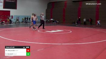 165 lbs Consi Of 8 #2 - Mason Karpinski, Kent State vs Sam Beckett, Souderton