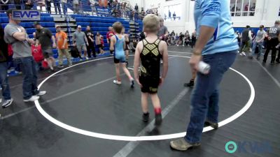 61 lbs Round Of 16 - Sawyer Henderson, Tecumseh Youth Wrestling vs Weston Wood, MCTC