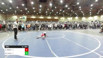 58 lbs Quarterfinal - Vincent Welsh, Patriot Mat Club vs Miles Lavin, USA Gold