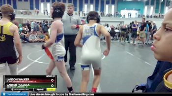 52 lbs Round 7 (8 Team) - Landon Walker, Glasgow Wrestling Academy vs Carter Pollock, U2 Upstate Uprising