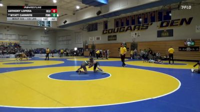109 lbs Consi Of 16 #2 - Anthony Lopera, Delbarton (NJ) vs Wyatt Carnrite, Poway