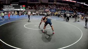 D 1 175 lbs Cons. Round 3 - Preston Gemar, Covington vs Dylan Talbot, Southside