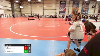 52 lbs Rr Rnd 2 - Nathan Chung, RedNose Wrestling School - ES vs Conner Smith, Ride Out Blue