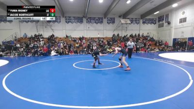 124 lbs Cons. Round 3 - Yuma Rigney, Lassen vs Jacob Northcutt, Santa Teresa