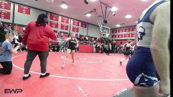 135 lbs Consi Of 4 - Abigail Teague, McAlester vs Ohara Callahan, Tulsa Hale