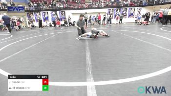 64 lbs Quarterfinal - Jett Goodin, Cowboy Wrestling Club vs William Moore-Woods, Division Bell Wrestling