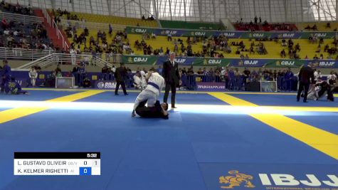 LUIZ GUSTAVO OLIVEIRA DA SILVA vs KAIKE KELMER RIGHETTI LUIZ 2023 Brasileiro Jiu-Jitsu IBJJF