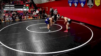 133 lbs Cons. Round 5 - Daniel Smith, Burgettstown Hs vs Julius Poole, Albert Gallatin Hs