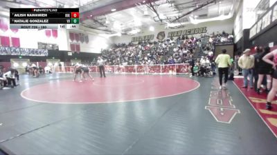 190 lbs Cons. Semi - Natalie Gonzalez, Victor Valley vs Ailish Nawawieh, Buena Park