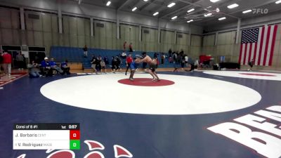 285 lbs Consi Of 8 #1 - Jacob Barbaris, Central vs Vicente Rodriguez, Madera