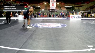 Junior Boys - 175 lbs Champ. Round 3 - Ernesto Cortez vs Lorenzo Seymore