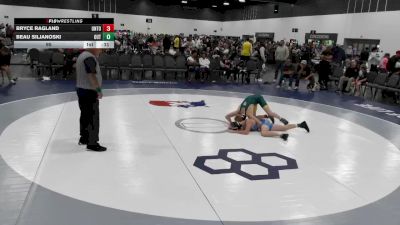 95 lbs Round 3 (6 Team) - Bryce Ragland, Untouchables vs Beau Siljanoski, The Outsiders Wrestling Club