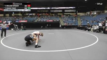 184 lbs 5th Place Match - 5 Isaiah Twait, Corban vs 2 William Speight, Lourdes