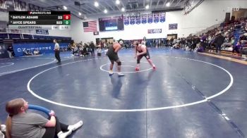 285 lbs Quarterfinal - Jayce Spears, Natrona County vs Daylon Adams, Scottsbluff