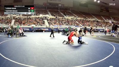 157-D4 Cons. Round 3 - Kutter Beals, Pima High School vs Logan Bahe, Monument Valley High School