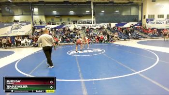 133 lbs Semifinal - James Day, Wabash vs Teague Holzer, UW-LaCrosse