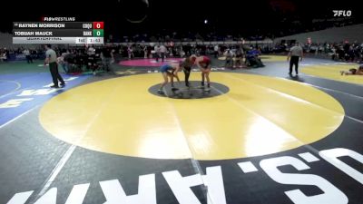 3A Boys 126 lbs Quarterfinal - Raynen Morrison, Coquille Boys vs Tobijah Mauck, Banks Boys