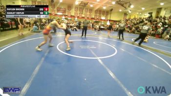 110 lbs Semifinal - Faylen Brown, Sperry Wrestling Club vs Hanley Heflin, Vinita Kids Wrestling