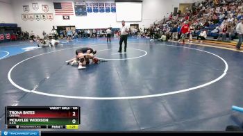 105 lbs Semifinal - McKaylee Widdison, H.E.M. vs Trona Bates, Central