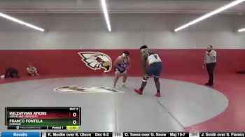 285 lbs Quarterfinal - Franco Fontela, Dubuque vs Wilzayvian Atkins, Graceland University