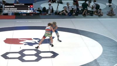 100 lbs 3rd Place Match - Eldon Roth, Wisconsin vs David Serrano, Florida