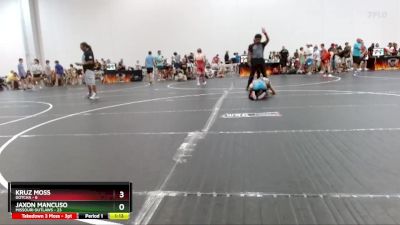 78 lbs Round 8 (10 Team) - Jaxon Mancuso, Missouri Outlaws vs Kruz Moss, Gotcha