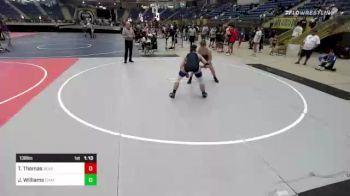 138 lbs Round Of 16 - Tommy Thomas, Bear Cave WC vs Jim Bob Williams, Chafing A Dream