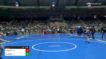 70 lbs Prelims - Blake Nevils, Honey Badger WC vs Brody Ashley, Michigan West Wrestling