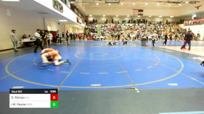 132 lbs Round Of 32 - Daniel Rampy, U.S. 19 Wrestling Club vs Mason Payne, Georgia