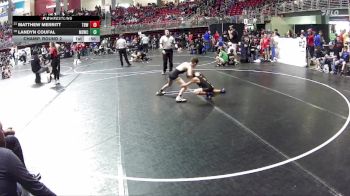 65 lbs Champ. Round 2 - Landyn Coufal, Midwest Destroyers Wrestling Club vs Matthew Merritt, The Best Wrestler