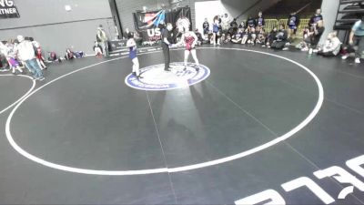 130 lbs Jordan DeLeon, SAWA - Sacramento Area Wrestling Association vs Mia Hooper, LAWA - Los Angles Wrestling Association