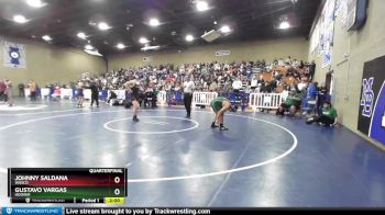 182 lbs Quarterfinal - Gustavo Vargas, Hoover vs Johnny Saldana, Wasco