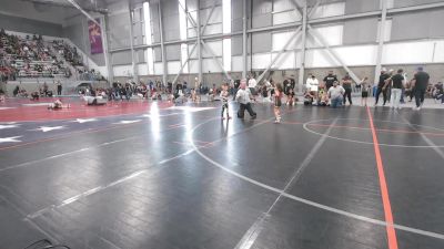 44.2-44.4 lbs Champ. Round 2 - Brynlee Suarez, Moses Lake Wrestling Club vs Reese King, Crater Mat Club