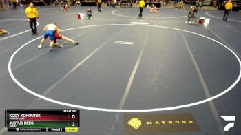 133 Championship Bracket Champ. Round 3 - Justus Heeg, Simley vs Kody Kohoutek, Forest Lake