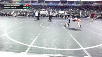 85 lbs Quarterfinal - Broxton Richardson, Central Kentucky WC vs Kennedy Duncan, Premier