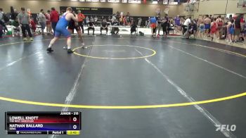 215 lbs Cons. Round 3 - Lowell Knott, The Best Wrestler vs Nathan Ballard, Iowa
