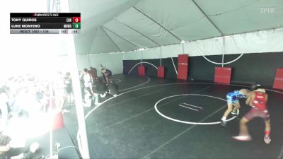 106 lbs Cons. Round 2 - Luke Montero, Monster Garage Wrestling Club vs Tony Quiros, Eastvale Elite Wrestling
